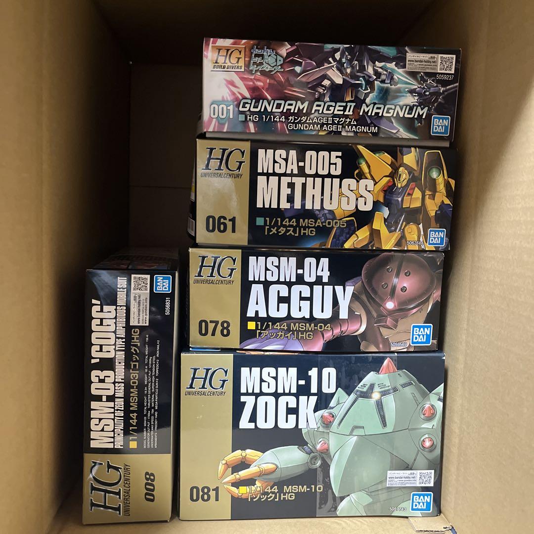 HGガンプラ　まとめ売り　５点セット