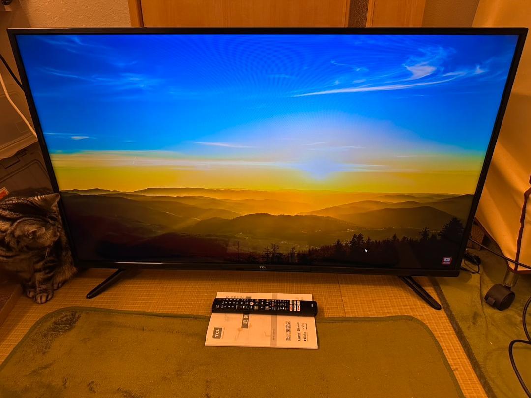4K対応　スマートテレビ！TCL 43P615 43型　アプリ内蔵式　極美品！