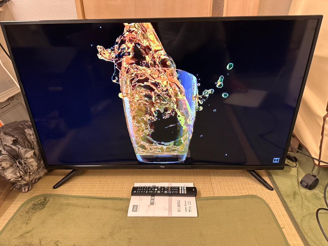 4K対応　スマートテレビ！TCL 43P615 43型　アプリ内蔵式　極美品！
