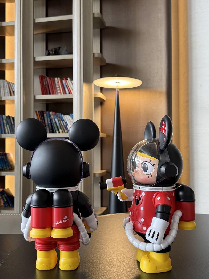 400％ SPACE MOLLY ミッキー&ミニー【限定品】　ディズニー