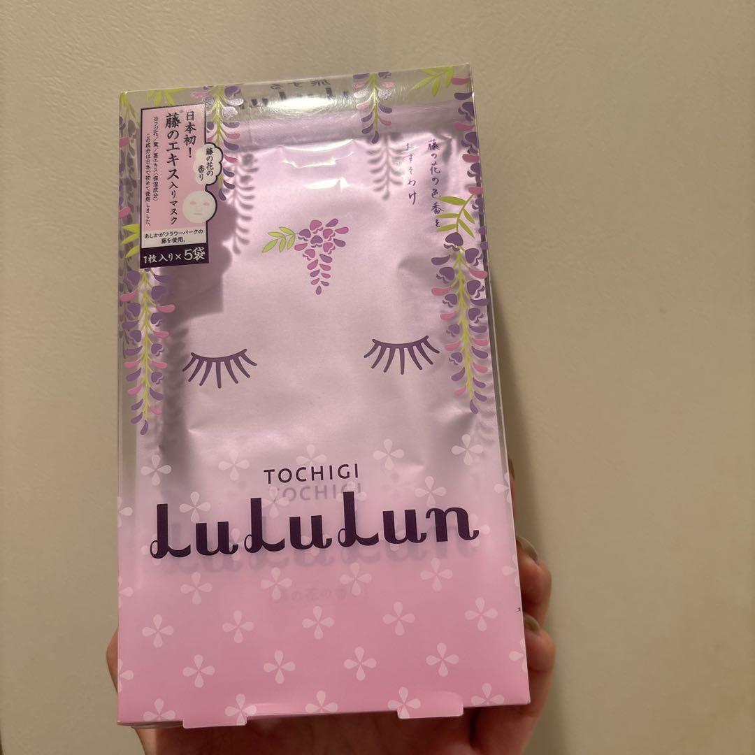 Lululun Tochigi シートマスク 5枚入り