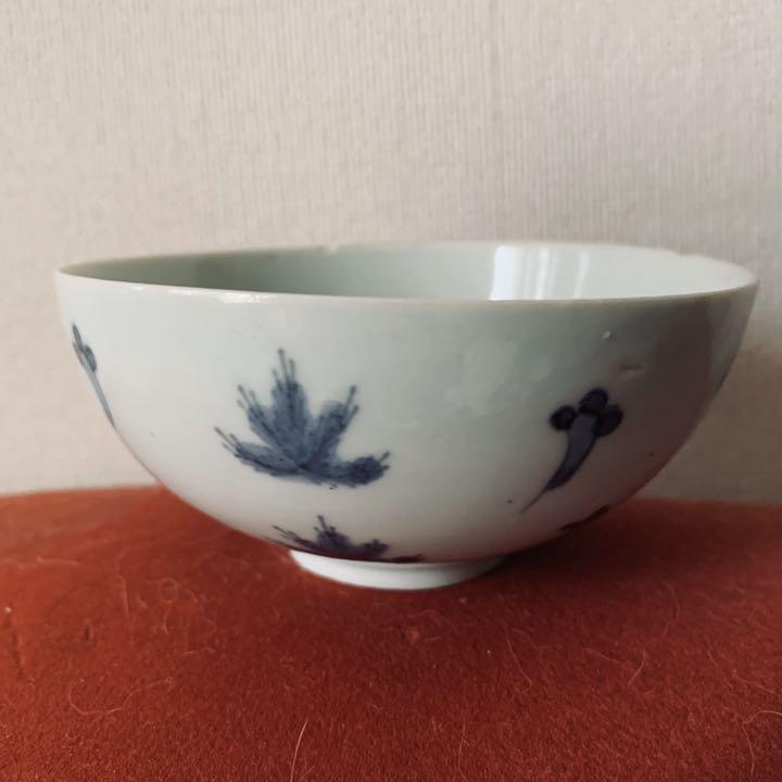 古伊万里 染付 茶碗
