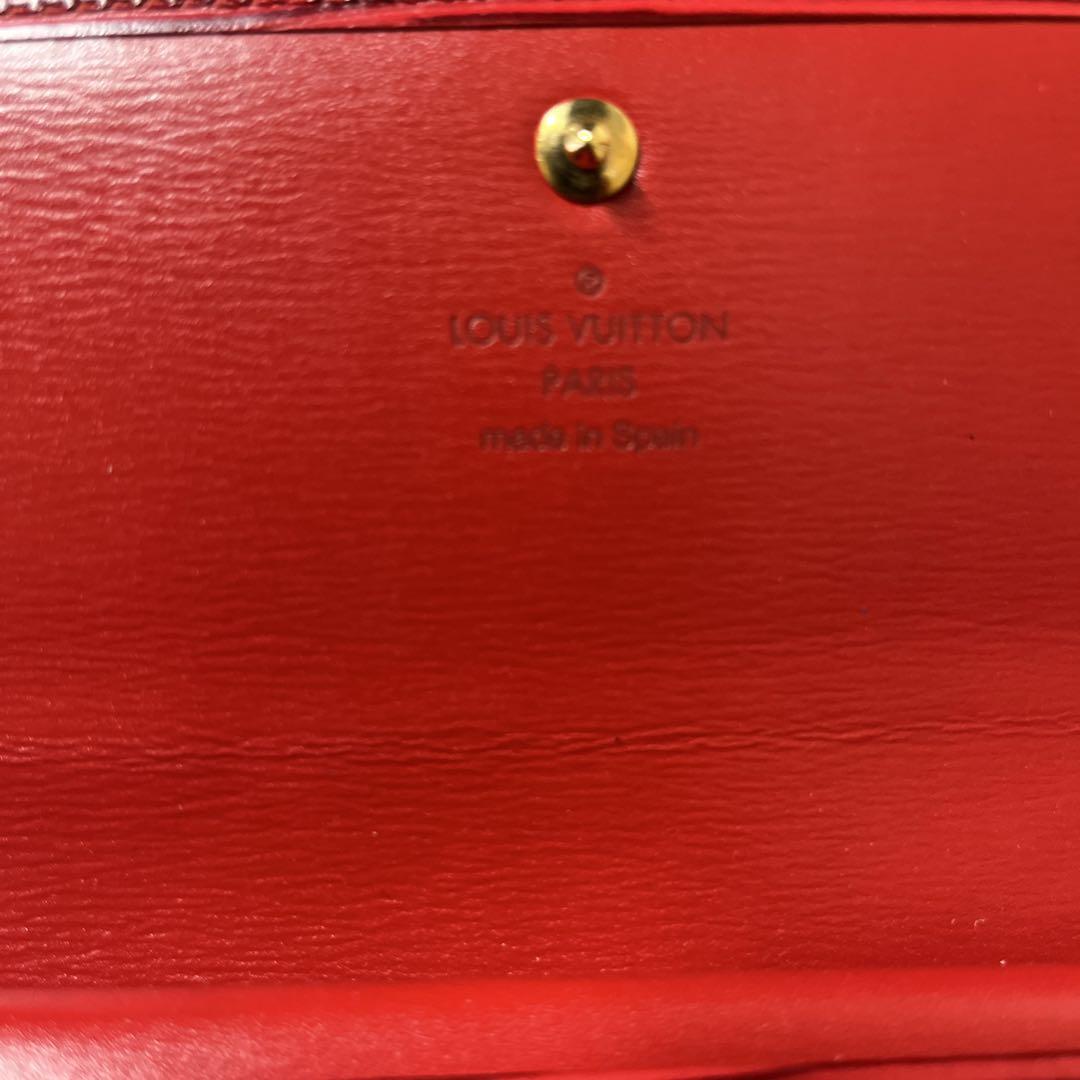 LOUIS VUITTON エピレザー 長財布 レッド