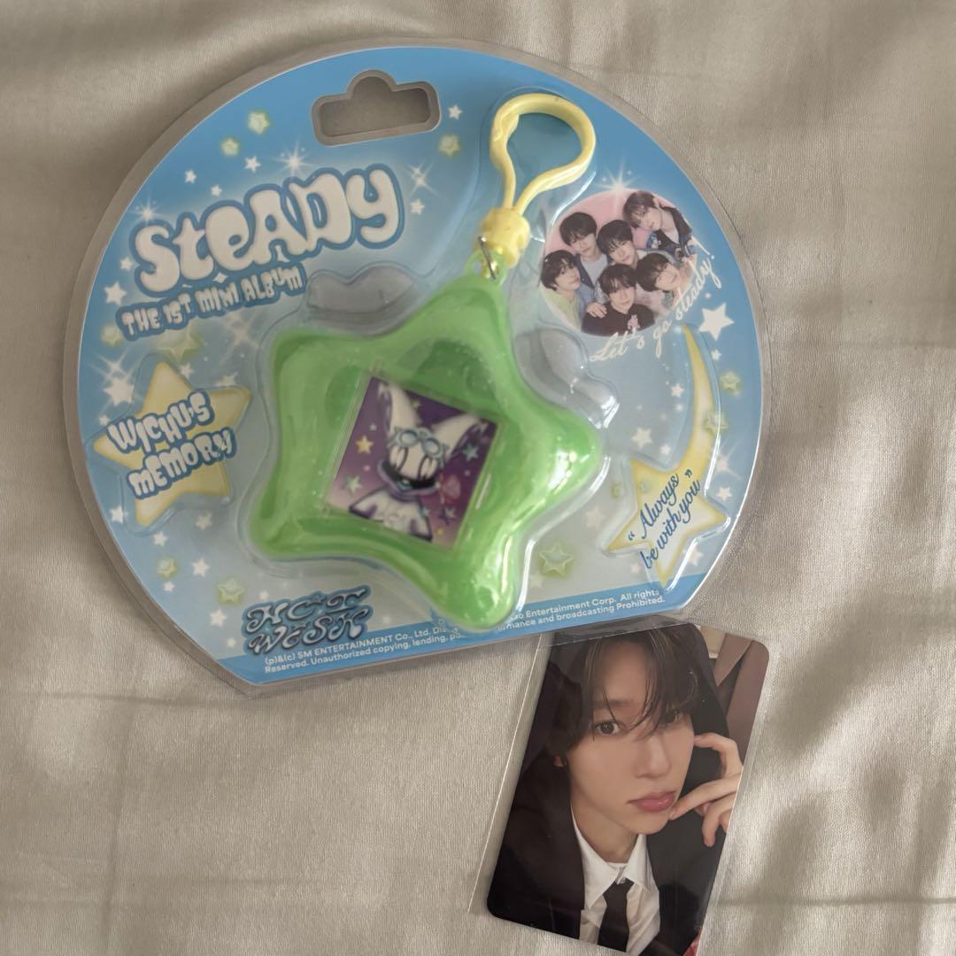 NCT WISH Steady ネックレス シオン 新品未開封 トレカ 付き サクヤ NCT WISH steadyポップアップ MD ネックレス トレカ付き