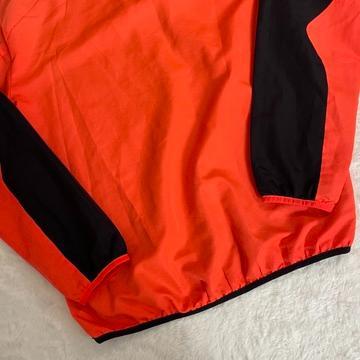 【良配色 adidas 11pro ピステ・ウィンドブレーカー】オレンジ　M