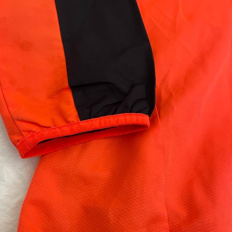 【良配色 adidas 11pro ピステ・ウィンドブレーカー】オレンジ　M