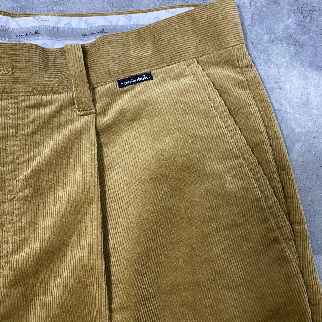 おすすめ 新品】キャロウェイ ストレッチパンツ コーディロイ マスタード メンズウェア