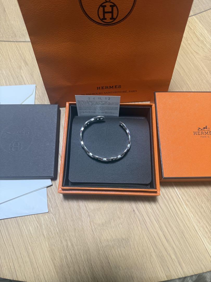 HERMES エルメス　シェーヌダンクル　アンシェネ　バングル　ST