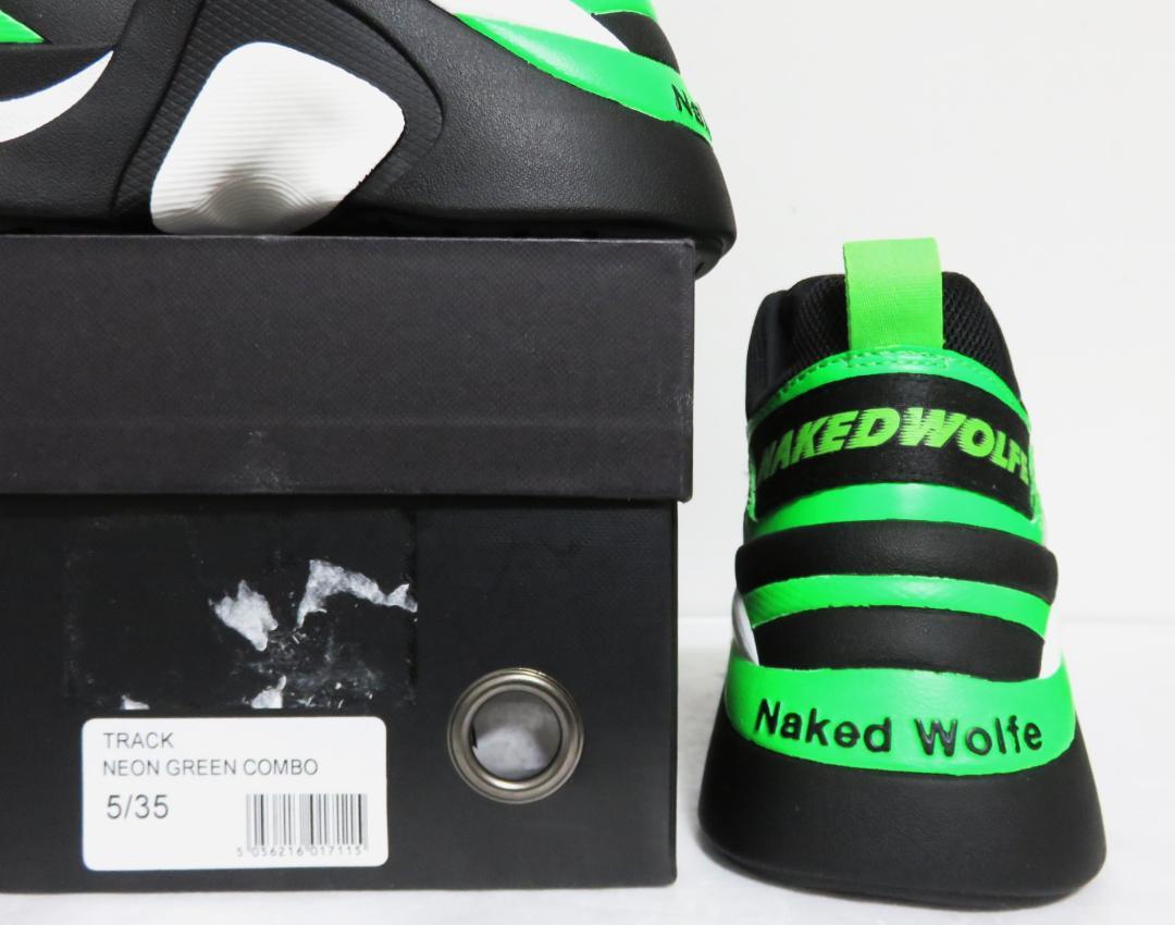 新品 LAST NEST LEATHER ZIP HOODIE Mサイズ新品 NAKED WOLFE TRACK 35 NEON GREEN COMBO