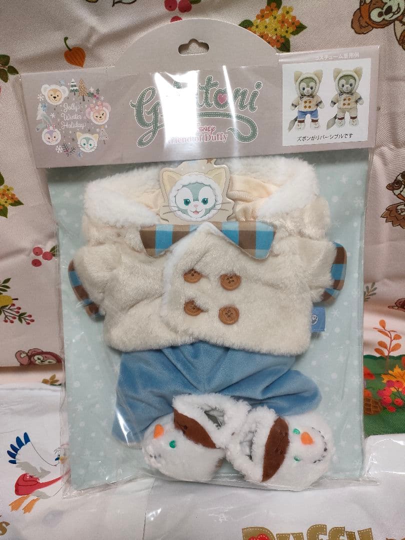 ジェラトーニ 台紙付き コスチューム ウィンターホリデー ダッフィーフレン東京ディズニーリゾート
