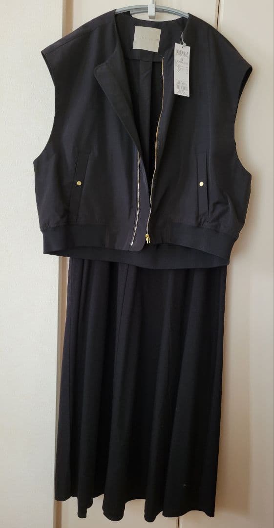 MA-1ジレ付き ワンピースXL(LL)・UNFILO