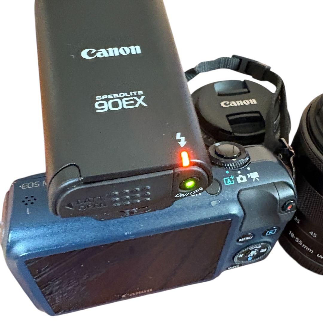 Canon EOS M ミラーレスカメラセット18-55mm 22mm レンズ