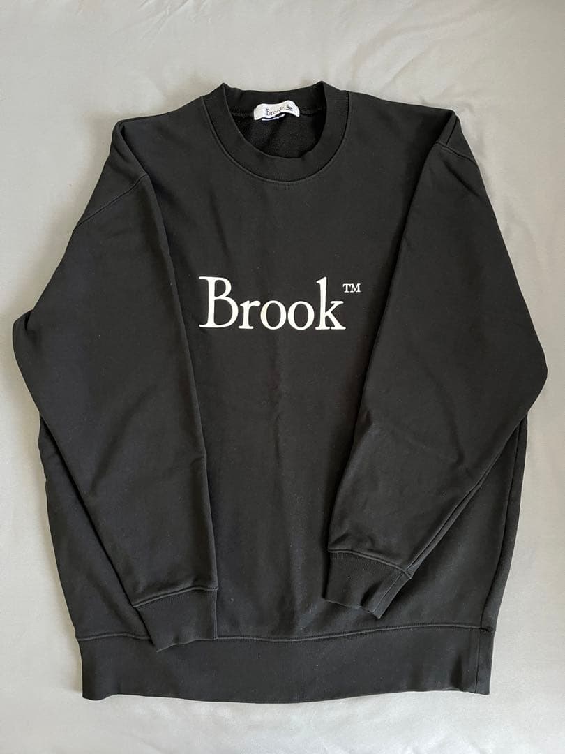 超人気の 早い者勝ちBrook sweat ロゴ logo 2022AW XL スウェット