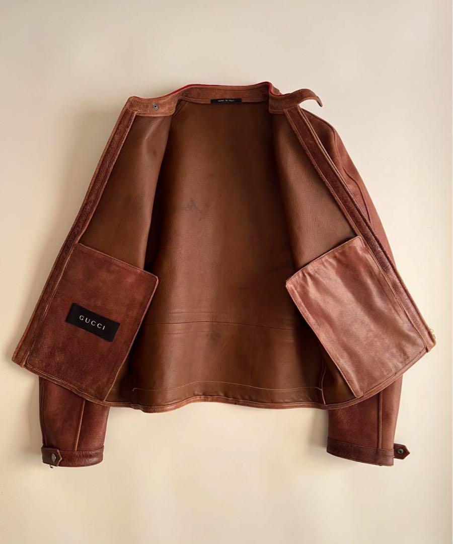 SS2003 GUCCI by Tom Ford LEATHER JACKET SS2003 GUCCI by Tom Ford LEATHER JACKET