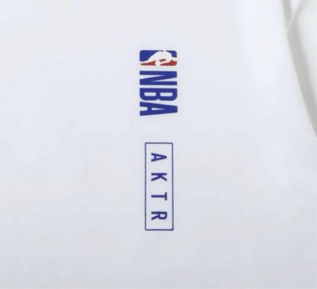 【完売品】AKTR×NBA コラボTシャツ 白XL