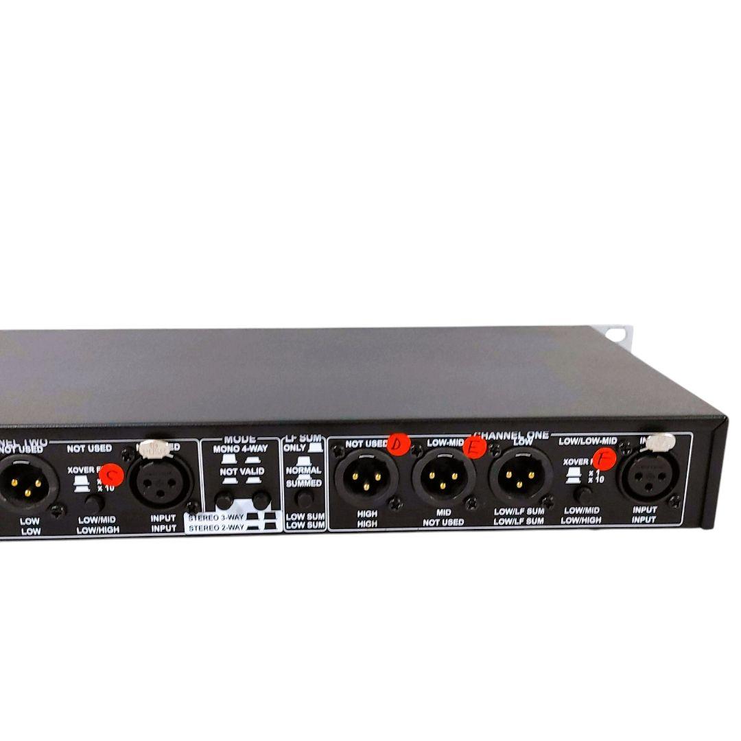 dbx 234xs Crossover チャンネルデバインダー