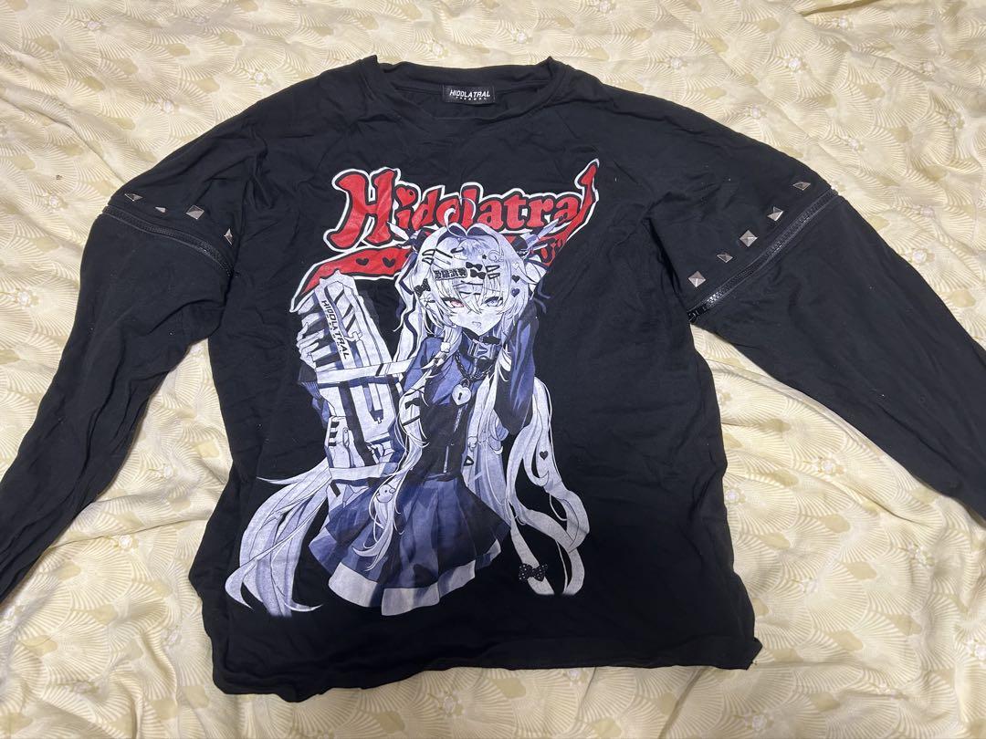 THEODOL 3wayイラストラグランTシャツBLACK