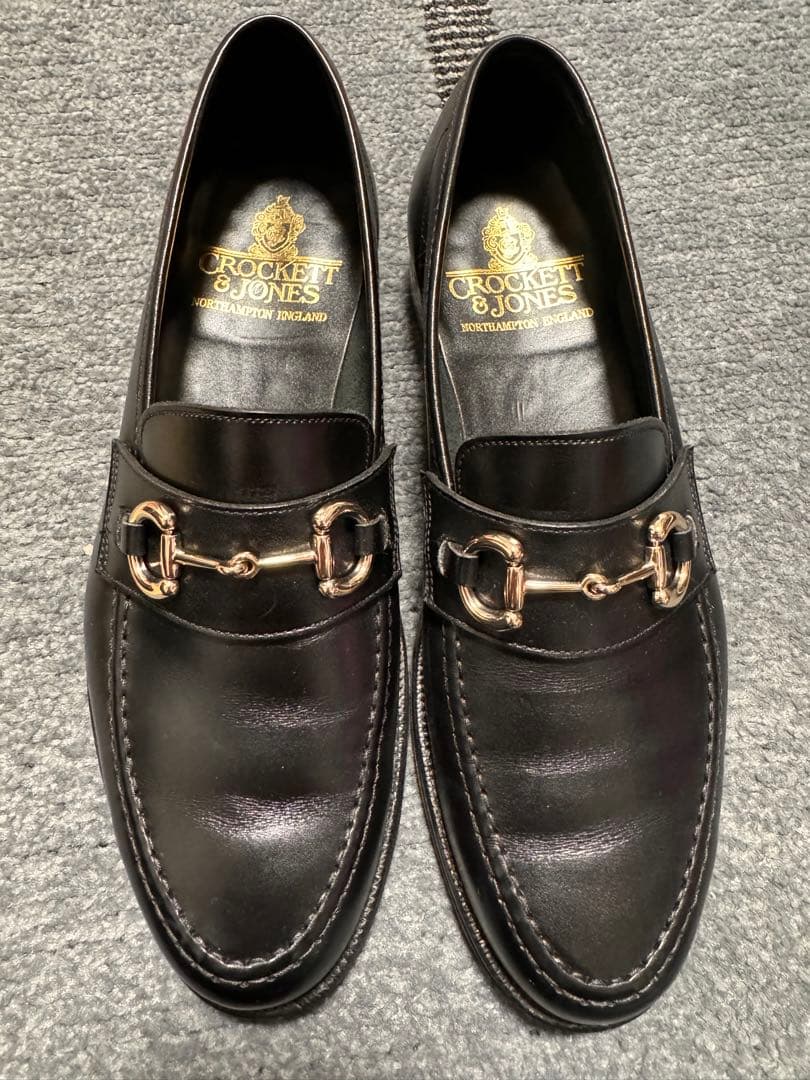 CROCKETT JONES FINCHLEY2 ビットローファー UK6.5E25cm CROCKETT JONES