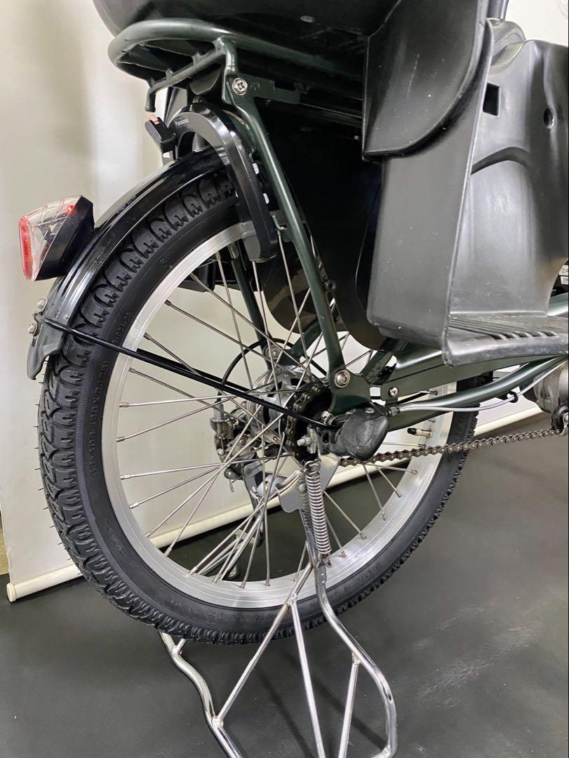 1年保証 送料無料　パナソニック　20インチ　カーキ色　人気　電動アシスト自転車 自転車通販cyma】パナソニック(Panasonic)の電動自転車・電動