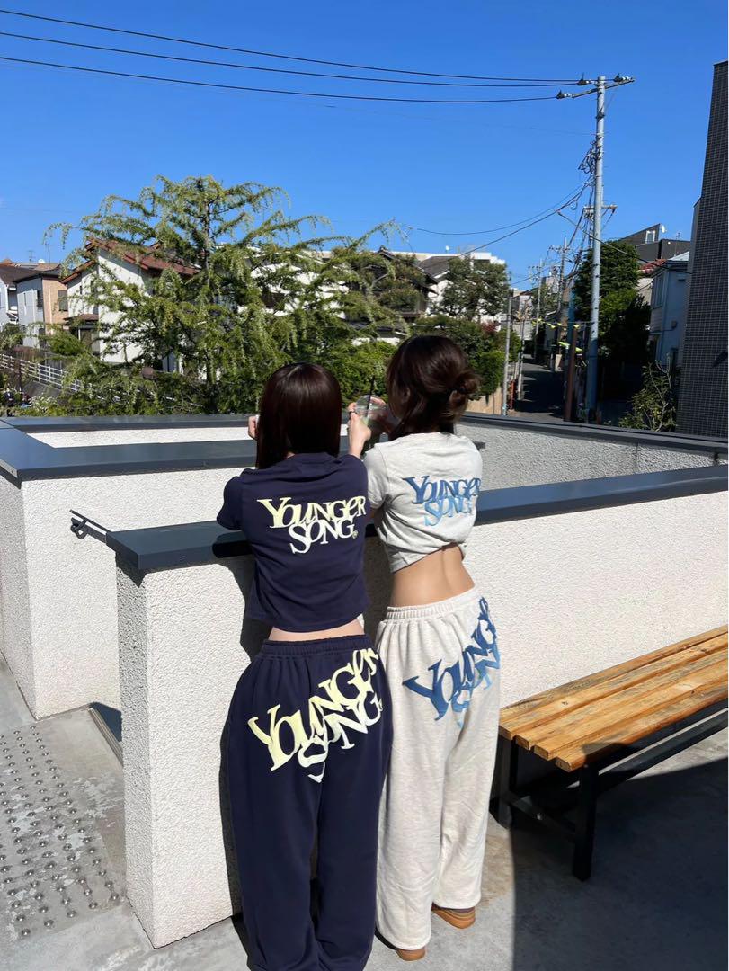 younger song アップセット navy 大人気セットアップ再販決定❤️‍🔥 【 universal star pack set