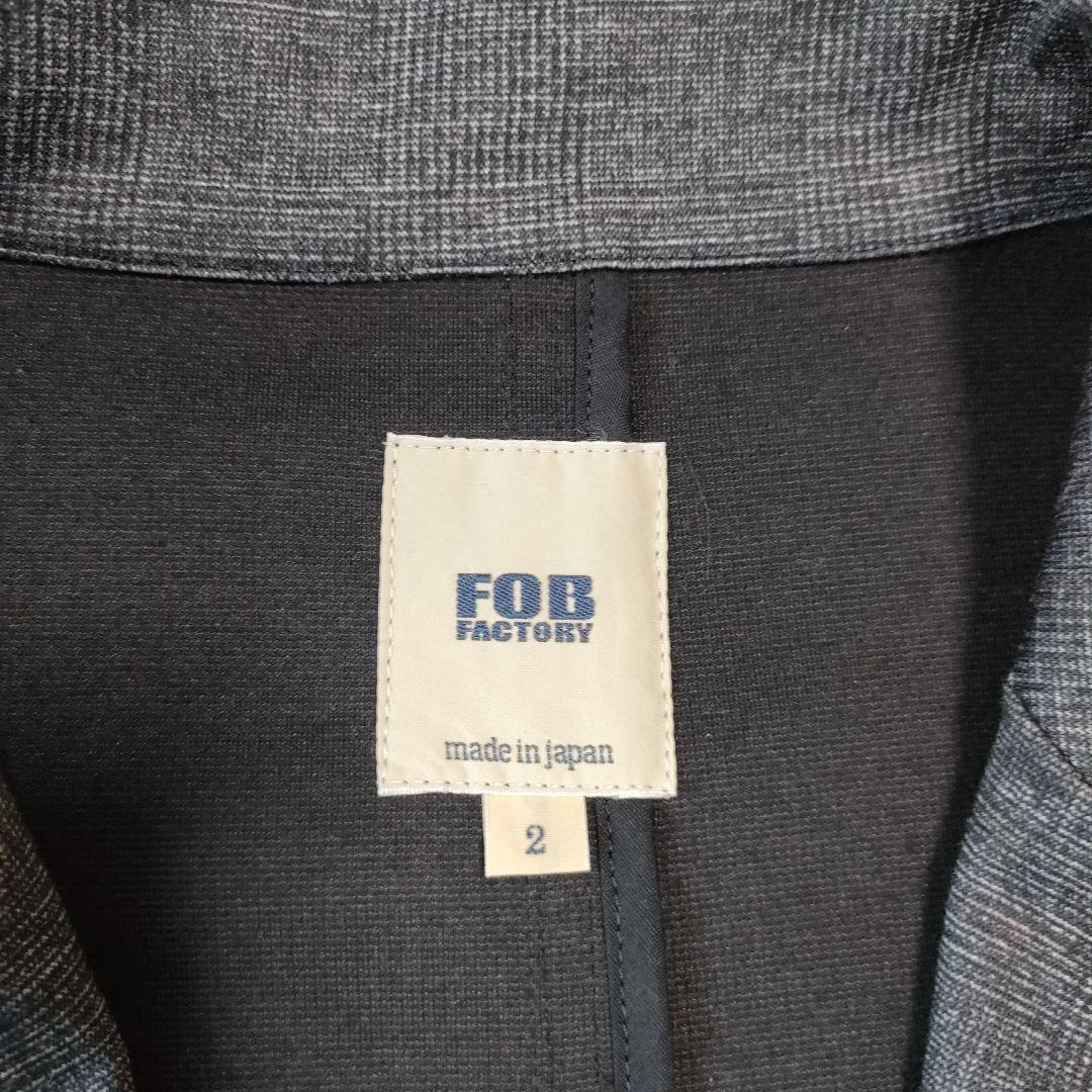 日本製【美品】FOBファクトリー テーラードジャケットサイズ2 M