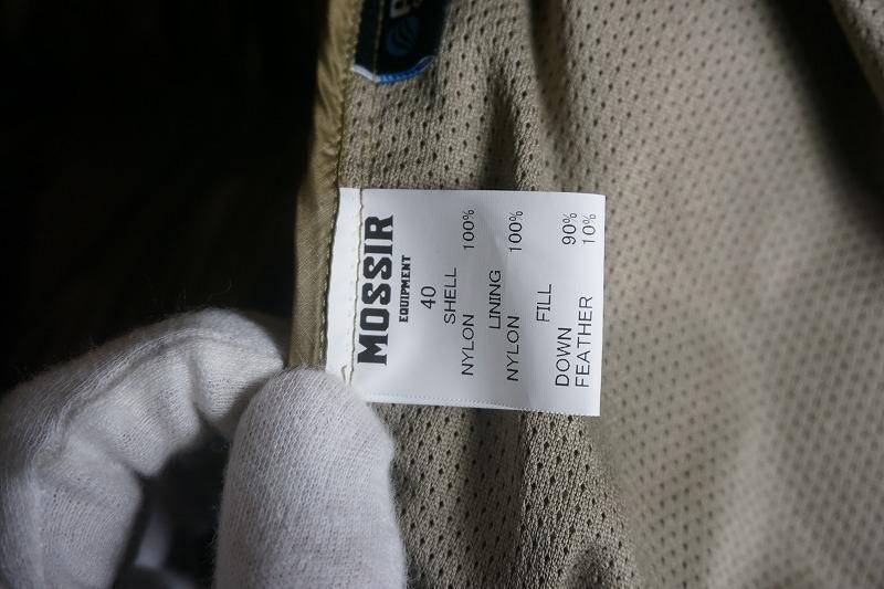 極美品22AW MOSSIR Put Out ダウン ジャケット 1126O▲