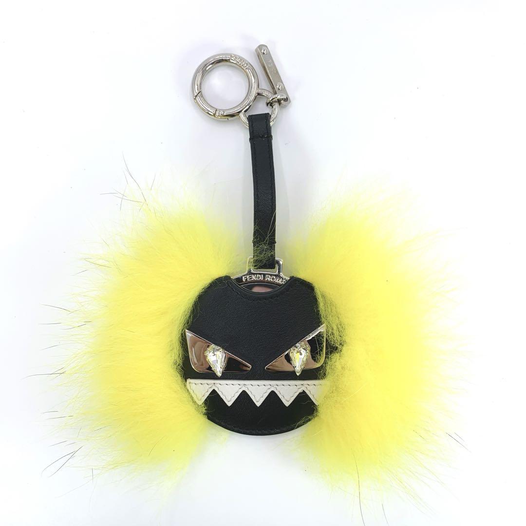 FENDI　フェンディ　バグズ　モンスター　チャーム　ミラー付き　箱付き