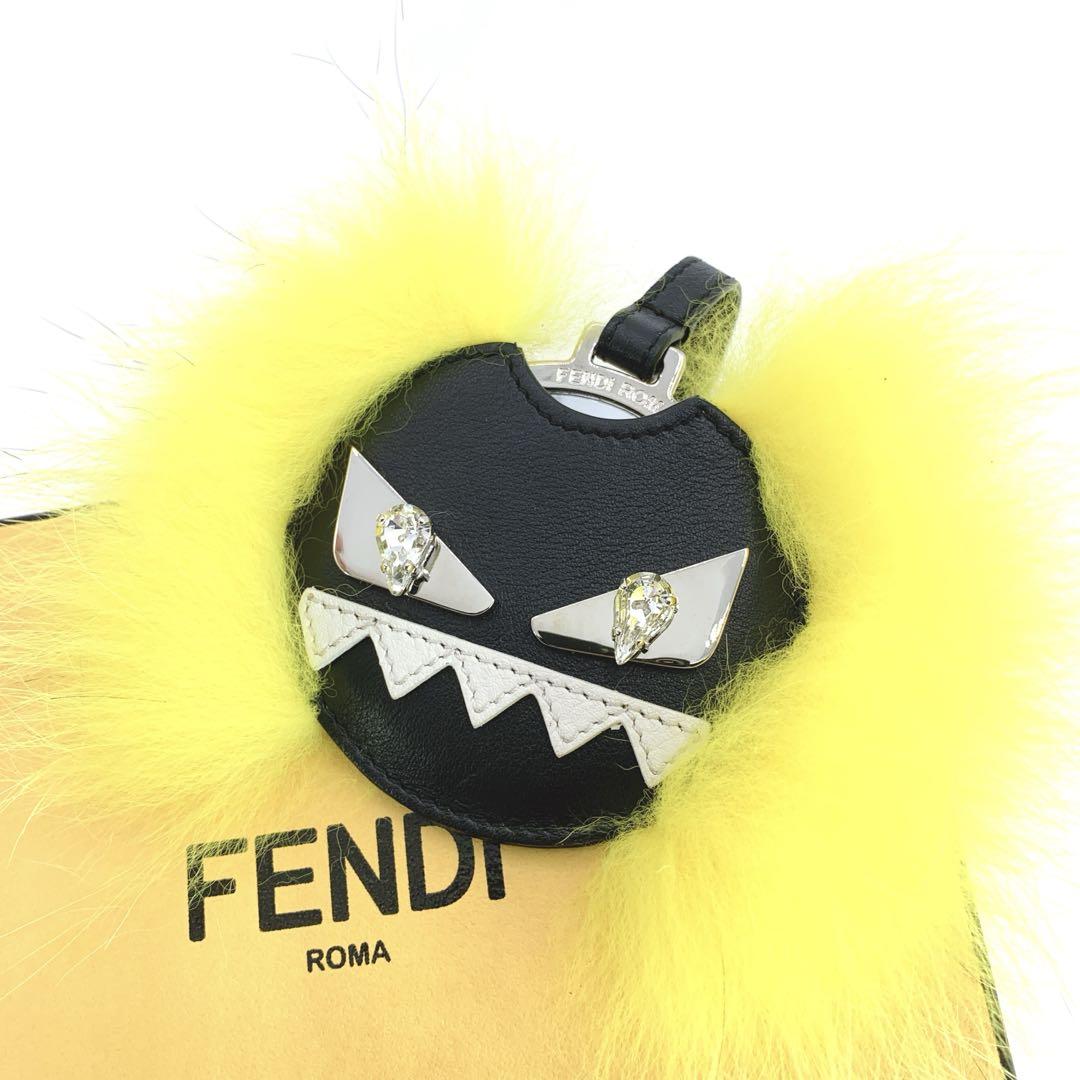 FENDI　フェンディ　バグズ　モンスター　チャーム　ミラー付き　箱付き
