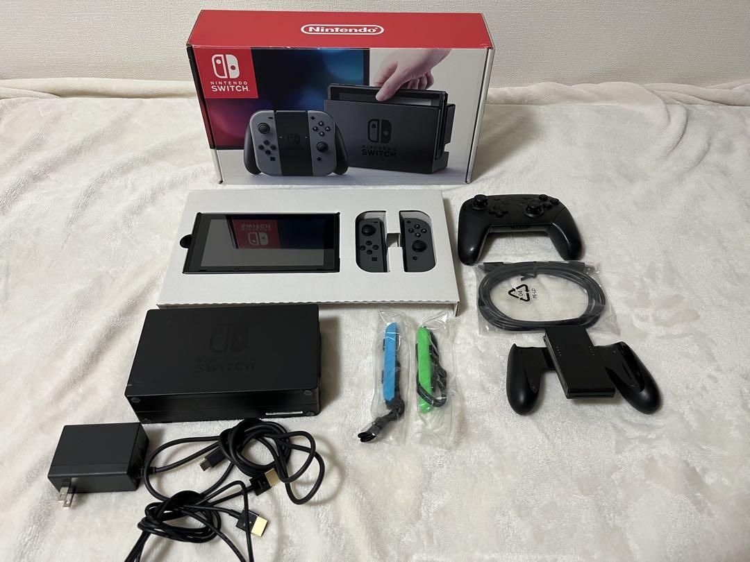 【完全室内使用】Nintendo Switch 本体 + 純正プロコントローラー