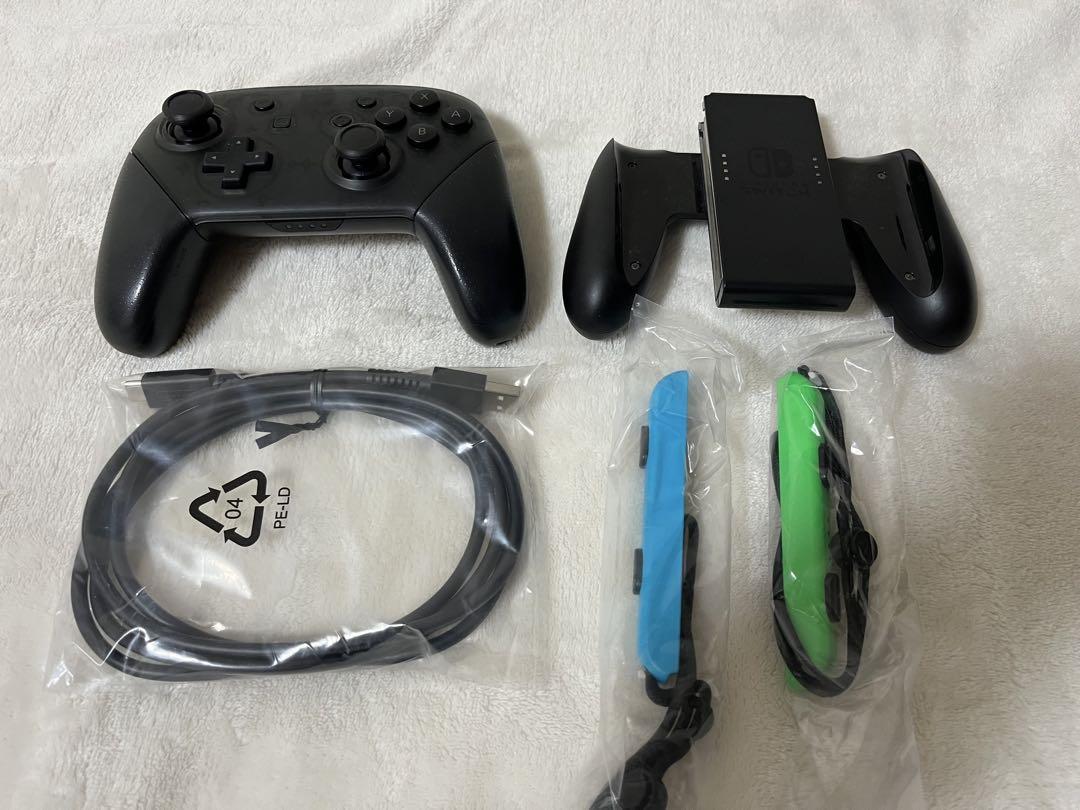 【完全室内使用】Nintendo Switch 本体 + 純正プロコントローラー