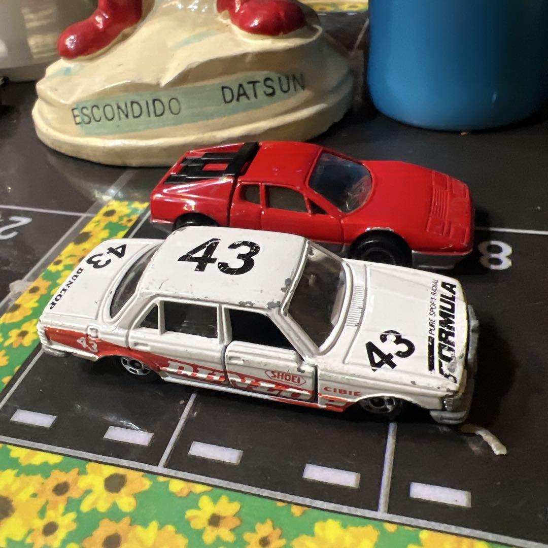 セットトミカ日本製　フェラーリ512bb メルセデスベンツ450