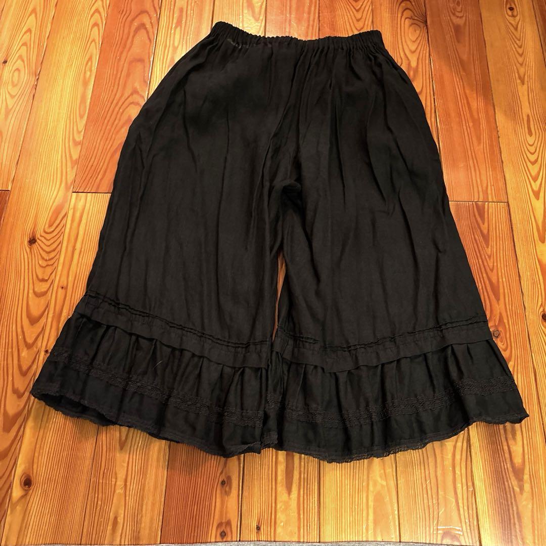 ネストローブ　レース　ペチパンツ　ブラック系