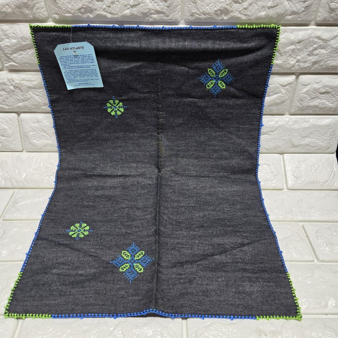 Léo ATLANTE 刺繍パッチワーククロス