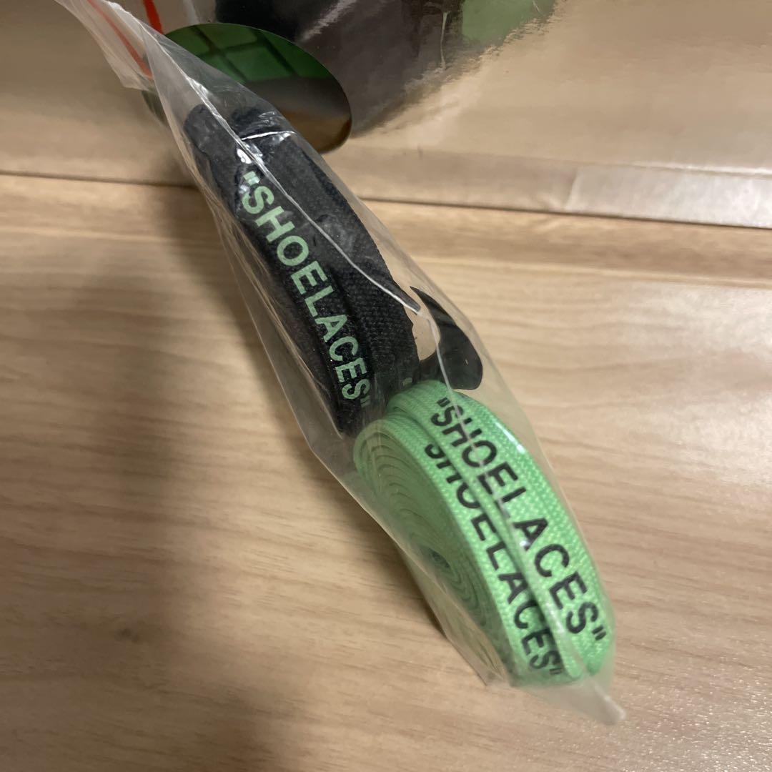 OFF-WHITE × NIKE AIR RUBBER DUNK 黒緑 28.5