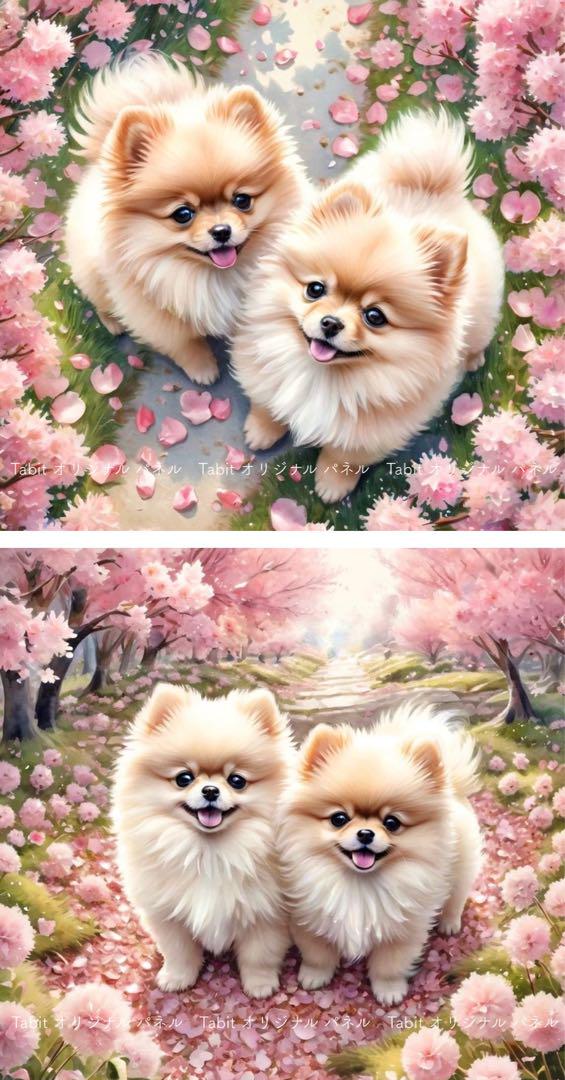 生地＊春のポメさん