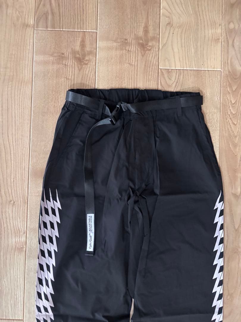 サンダーストライプスアジャスタブルパンツ ブラックL サンダーストライプスアジャスタブルパンツ ブラックL