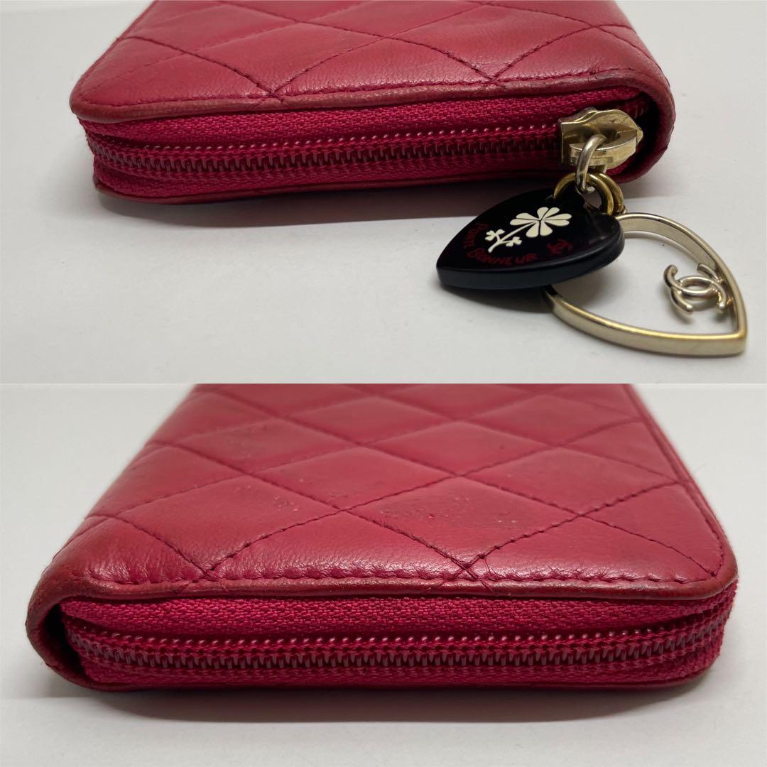 CHANEL エナメル レッド 長財布 CHANEL シャネル 財布 レディース ブリリアントマトラッセ 2