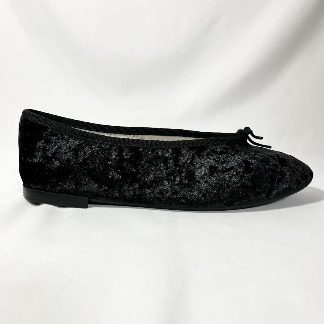 【美品】repetto レペット バレエシューズ ベロア ブラック