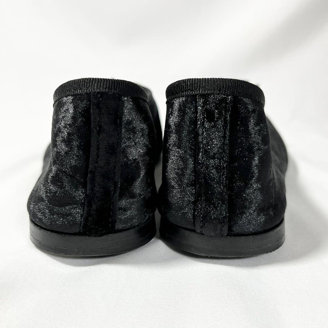 【美品】repetto レペット バレエシューズ ベロア ブラック