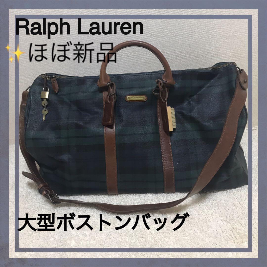 5年保証』 【極美品】ラルフローレン Ralph Lauren ボストンバッグ