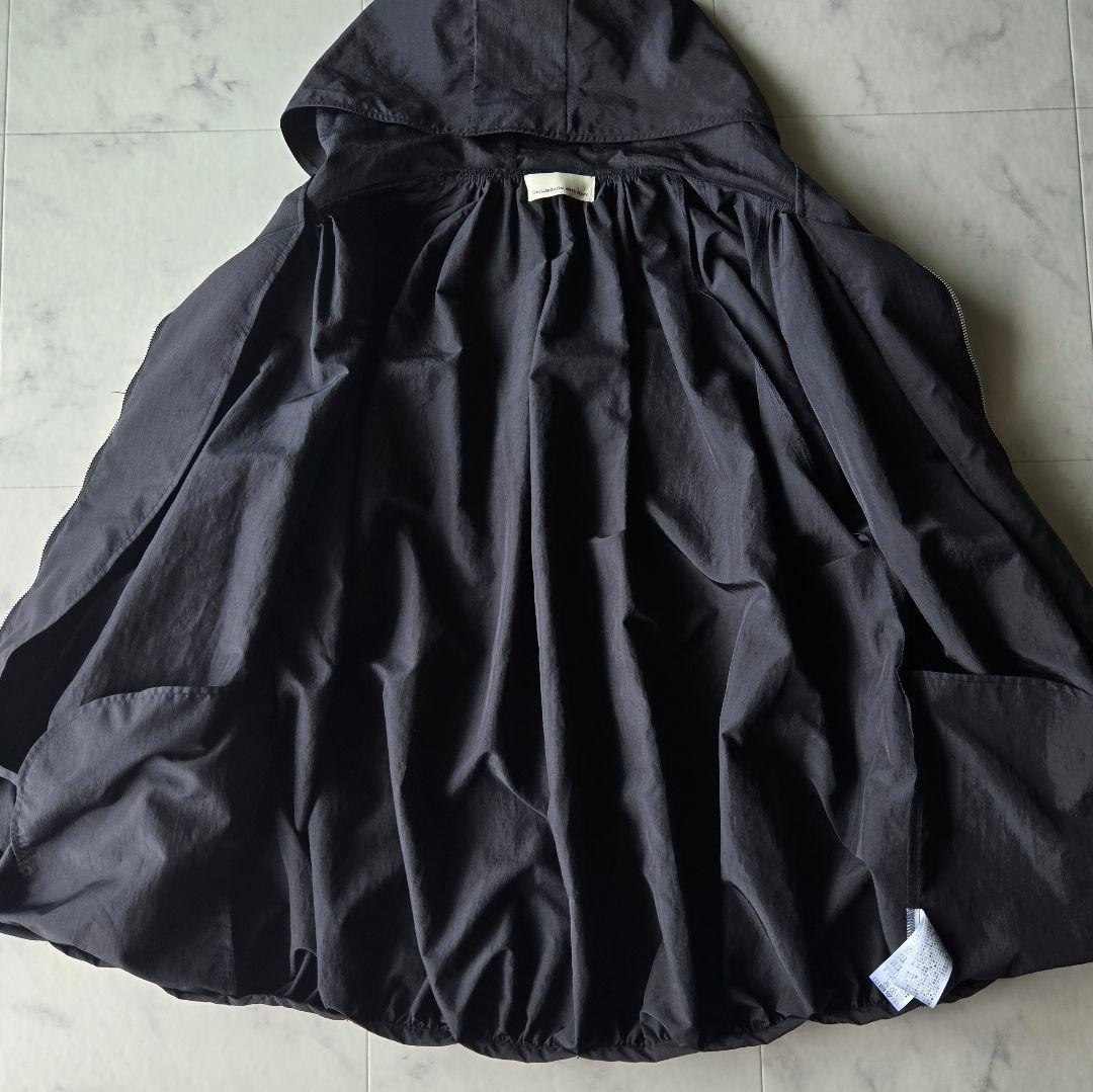 美品✨ガリャルダガランテ　ギャザーライトブルゾン　黒　ブラック　オーバーサイズ