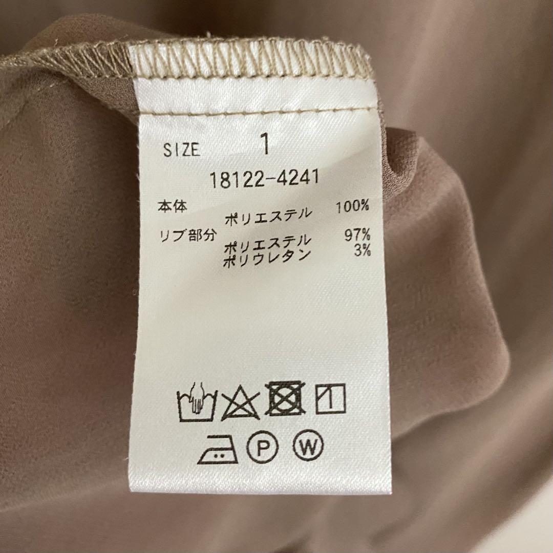 CLANE クラネ SEE-THROUGH LONG TOPS ブラウン 美品