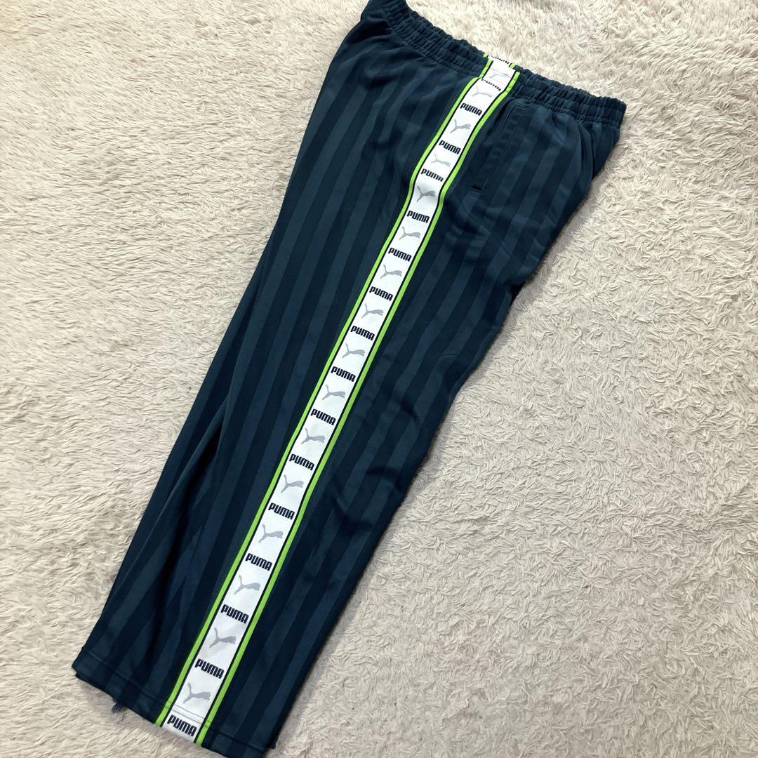 堅実な究極の PUMA ジャージセットアップ 上下 90s ビッグロゴ 刺繍 廃盤 M トップス