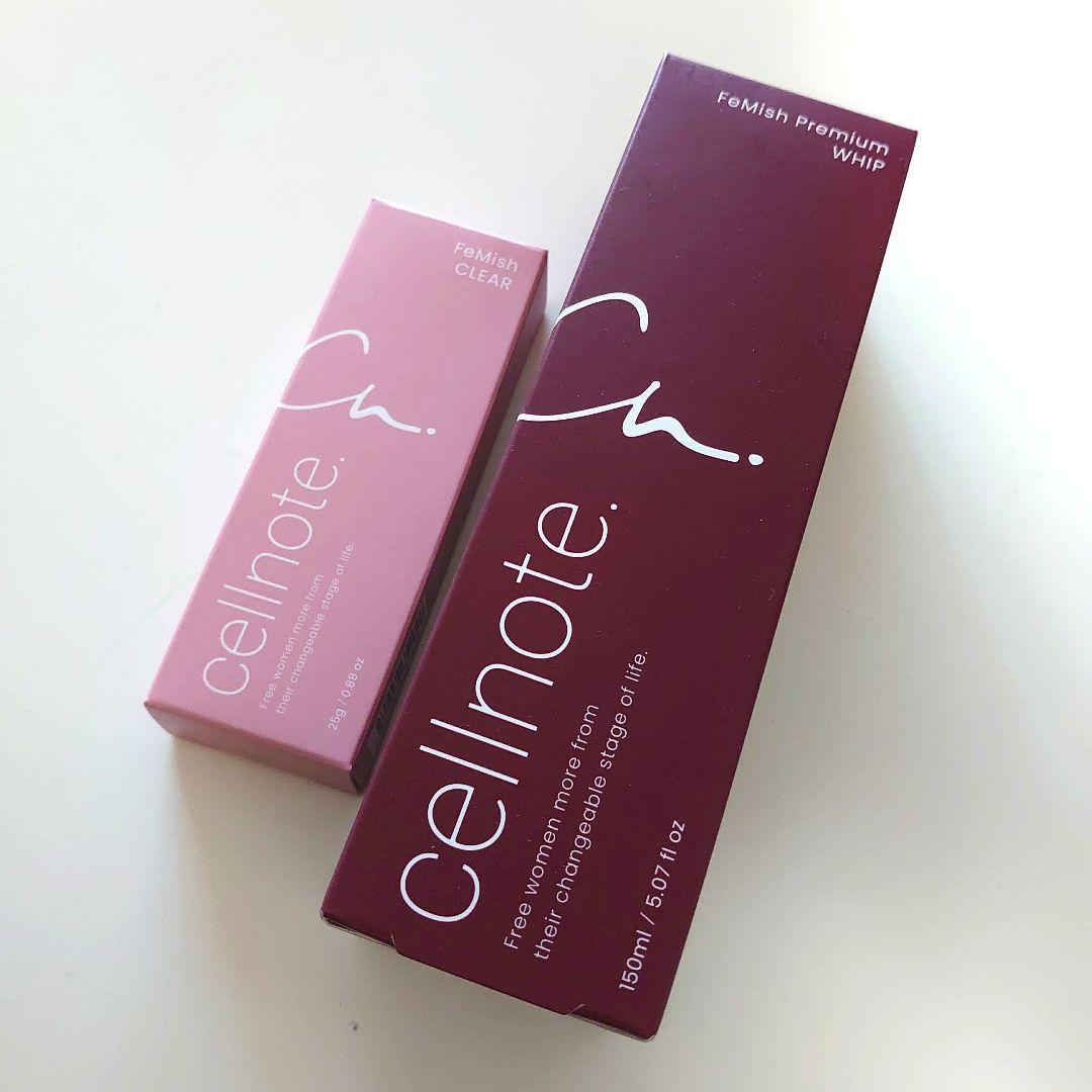 ♡cellnote♡ FeMishプレミアムホイップ & クリア セット