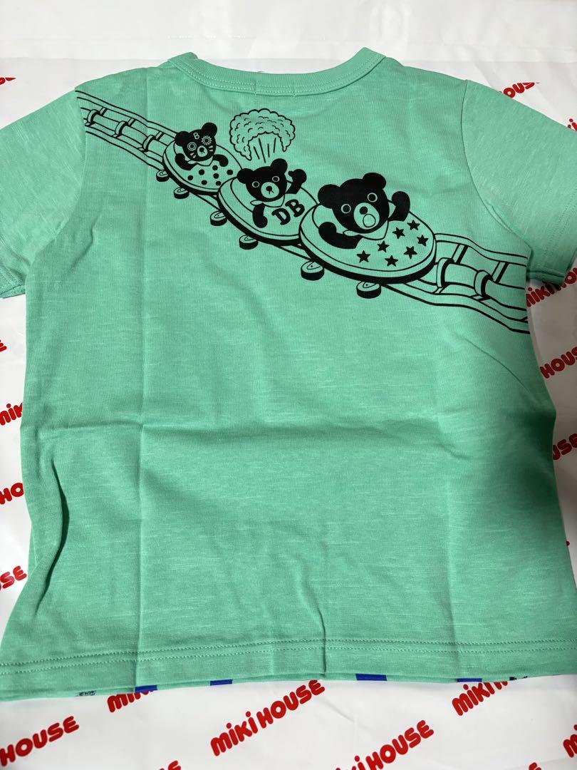 新品 ミキハウス tシャツ 半ズボン 100センチ