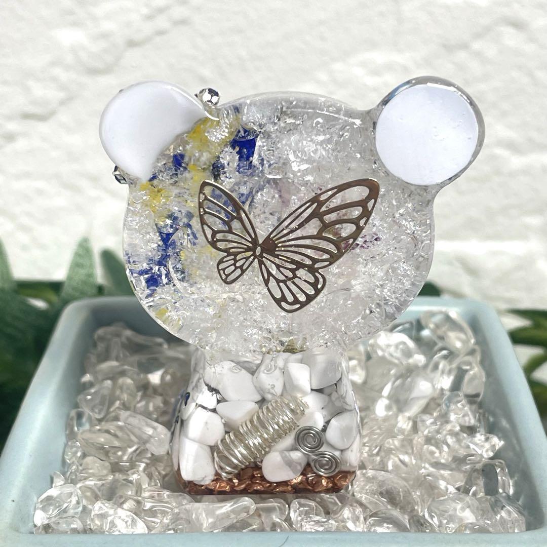 【期間限定！最安値挑戦】 置物 ❣️ くまさん ❣️ オルゴナイト Mー503 レジン メルカリ - その他