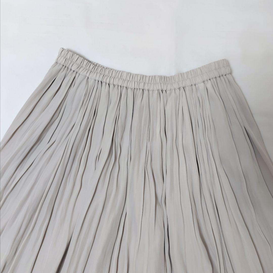 美品 Plage ライト デシン ギャザー スカート ウォッシャブル プラージュ