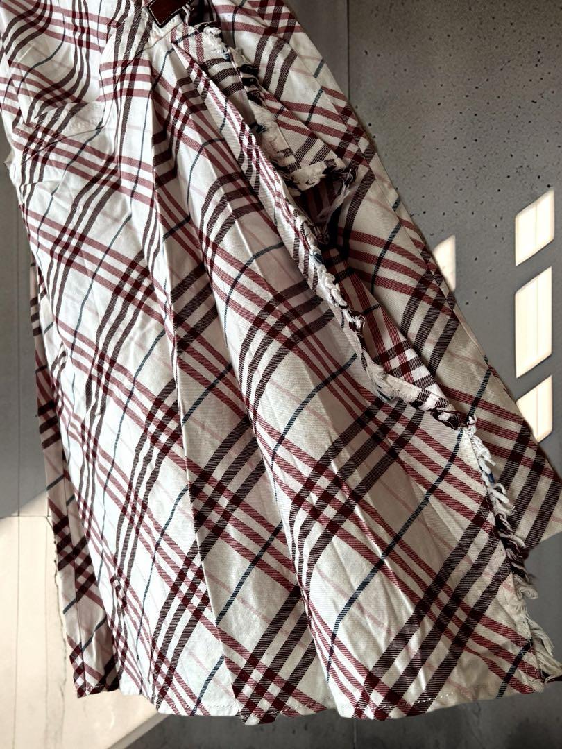 美品　Burberry ブルーレーベル　チェック　ワンピース　38 三陽商会