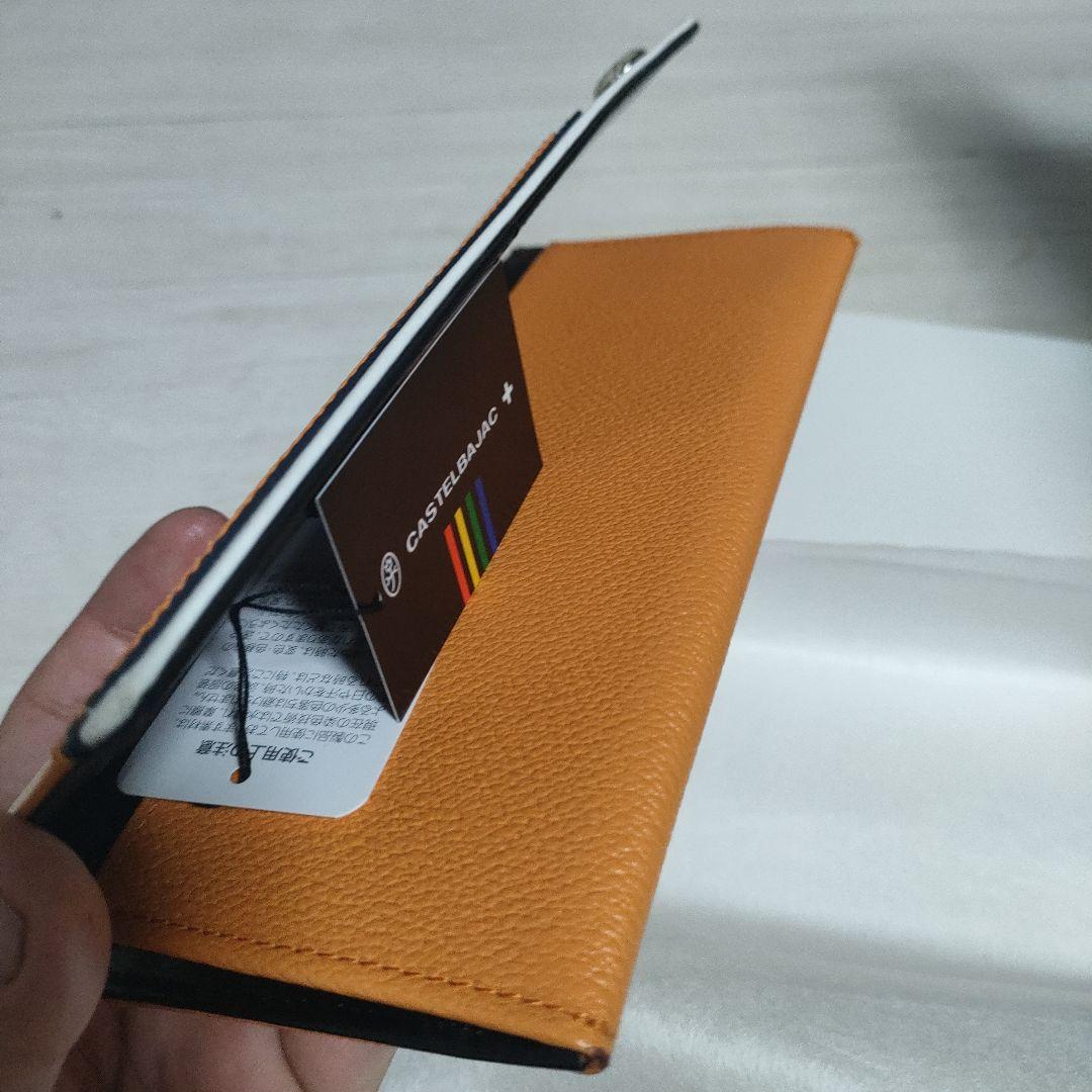 CASTELBAJAC 長財布 オレンジ ブラック 036512　美品