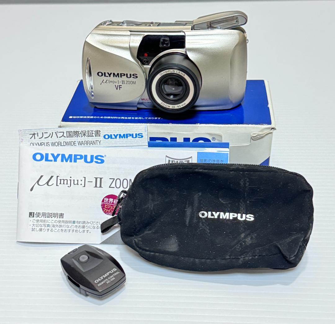 【極美品・完動品】元箱付き　OLYMPUS μ[mju:]-II　ZOOM VF